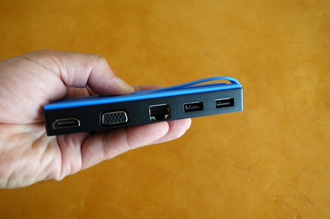 USB Type-C 変換トラベルドック 端子