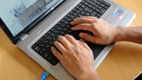 HP Pavilion dv7キー入力