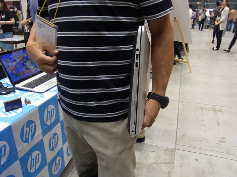 持ってみたところ