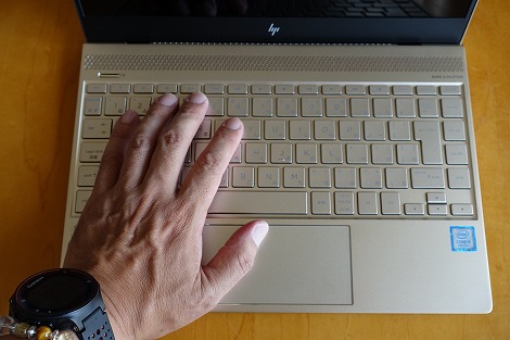 快適なタイピング