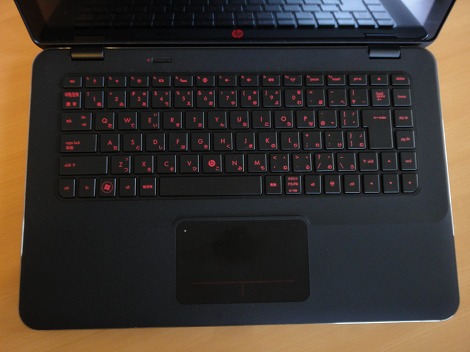 HP ENVY 14キーボード