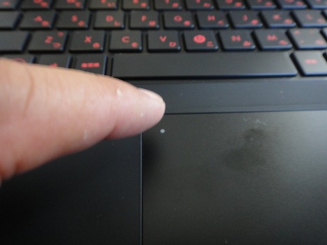 タッチパッド操作