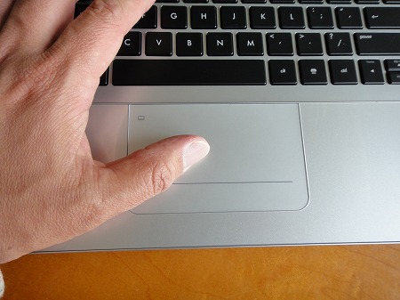 タッチパッド操作