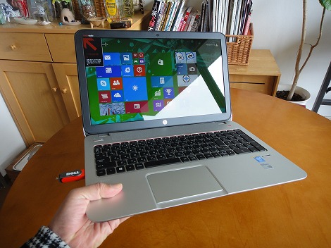 スリムなボディ