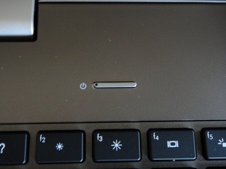 HP ENVY 17-2100電源ボタン