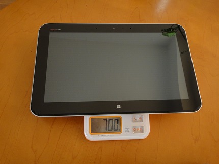 ENVY x2 タブレット 重量