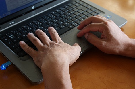 タッチパッド操作