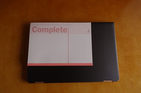 Spectre x360 15とB5ノートを比較