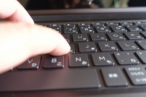 打鍵音は小さめ