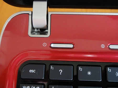 HP Pavilion dv4-3100電源ボタン