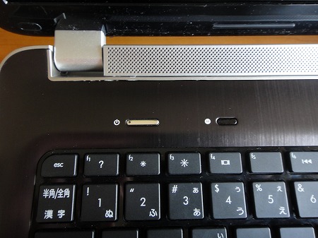 HP Pavilion dv7-6b00電源ボタン