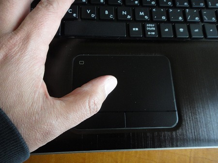 タッチパッド操作