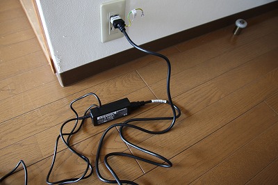 コンセントに接続