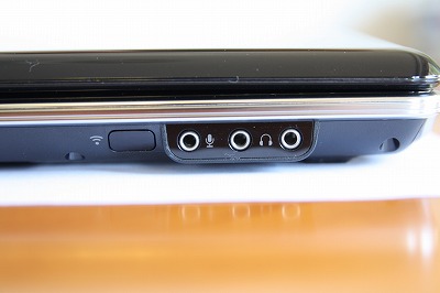 HP Pavilion dv6iイヤホン端子