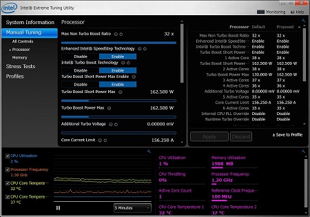Intel Extreme Tuning Utility