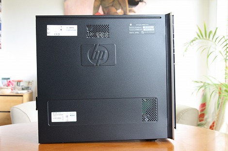 HP Pavilion p6640jp左側面