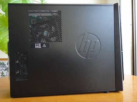 HP Pavilion s5-1250jp 左側面